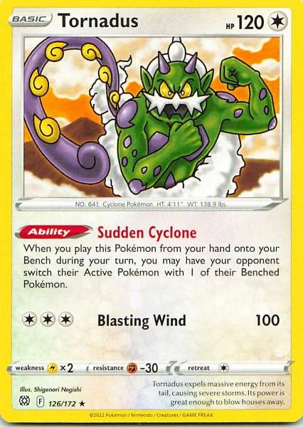 Tornadus - Brilliant Stars #126/172