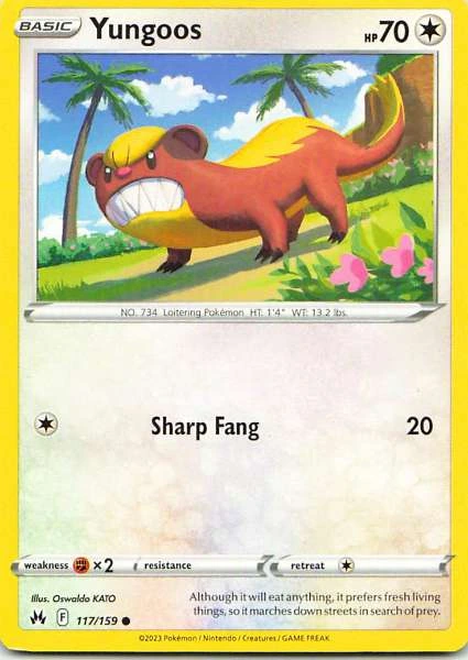 Yungoos - Crown Zenith #117/159