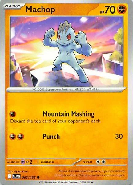 Machop - Pokémon 151 #066/165