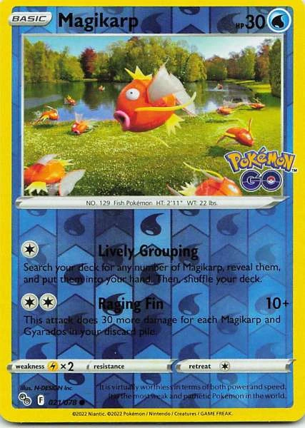 Magikarp - Pokémon GO #021/078