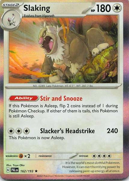 Slaking - Paldea Evolved #162/193