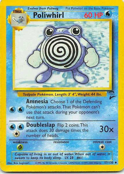 Poliwhirl - Base Set 2 #57/130