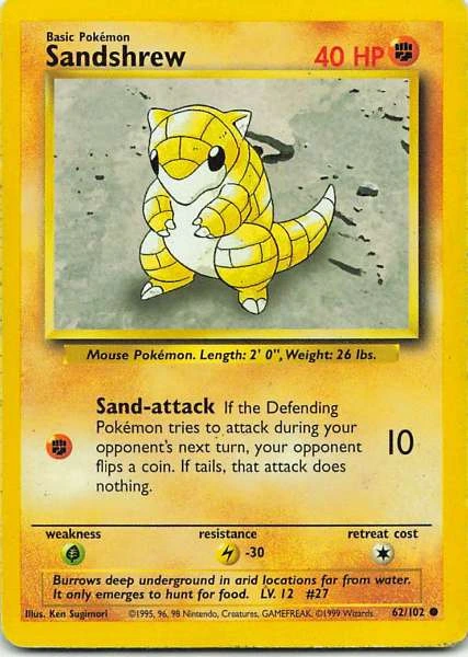 Sandshrew - Base Set #62/102