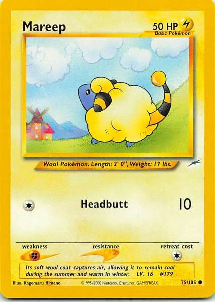 Mareep - Neo Genesis #75/105