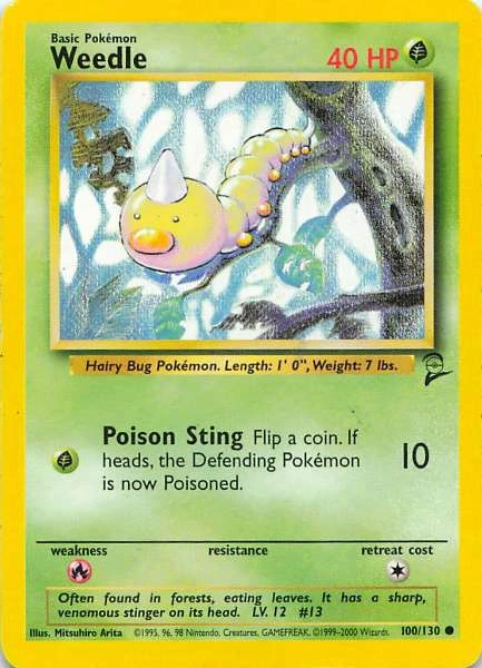 Weedle - Base Set 2 #100/130
