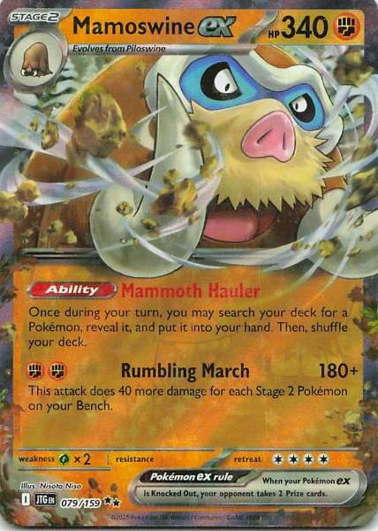 Mamoswine ex - Pokémon #079/159
