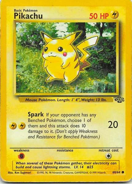 Pikachu - Jungle #60/64