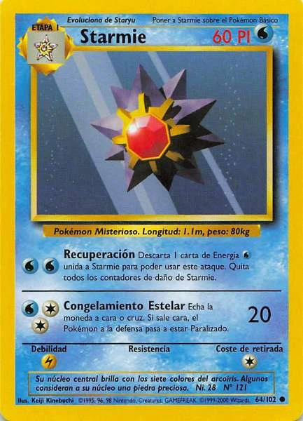 Starmie (Spanish) - Base Set #64/102