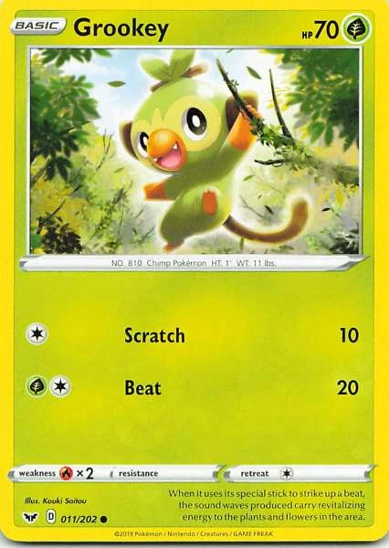 Grookey - Sword & Shield #011/202