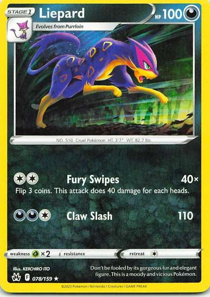 Liepard - Pokémon #078/159