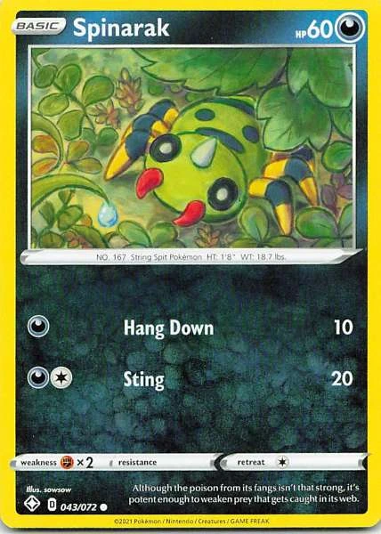 Spinarak - Pokémon McDonald's Collection 2021 #043/072