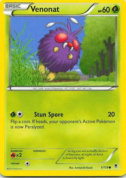 Venonat - Pokémon #1/119