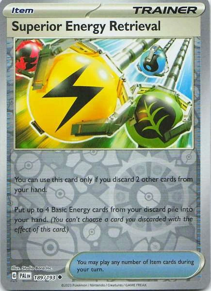 Superior Energy Retrieval - Pokémon Paldea Evolved #189/193