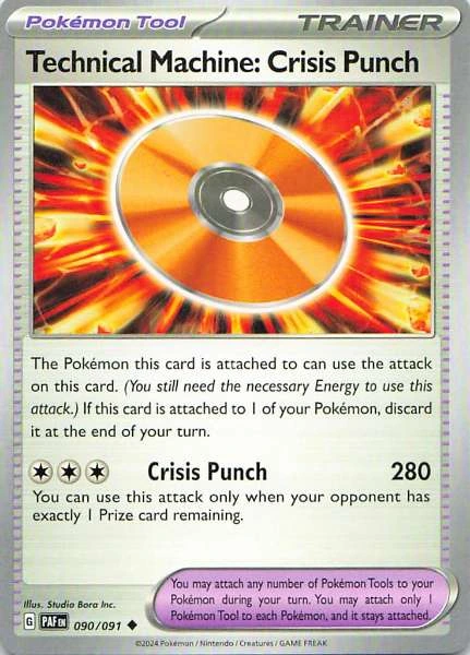 Technical Machine: Crisis Punch - Pokémon Paldean Fates #090/091