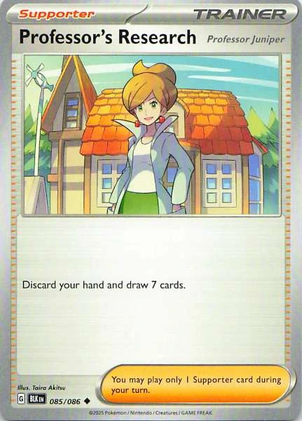 Professor's Research - Scarlet & Violet: Black Bolt #085/086