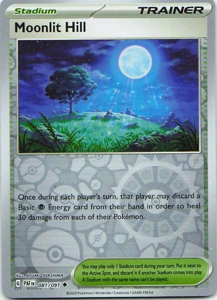 Moonlit Hill - Scarlet & Violet: Paldean Fates #081/091
