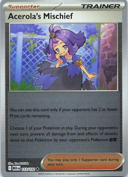 Acerola's Mischief - Mega Evolution #113/132