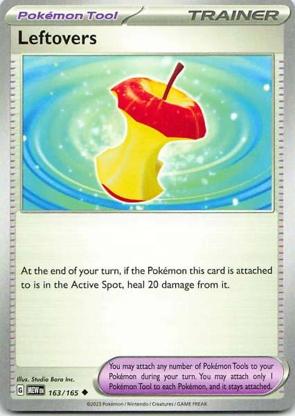 Leftovers - Pokémon 151 #163/165