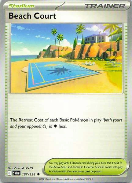Beach Court - Scarlet & Violet #167/198