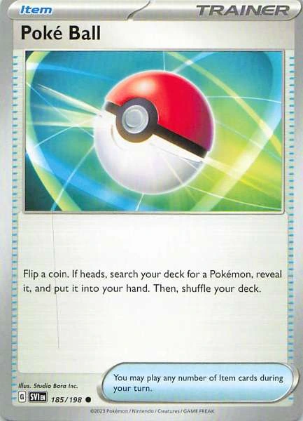 Poké Ball - Scarlet & Violet #185/198