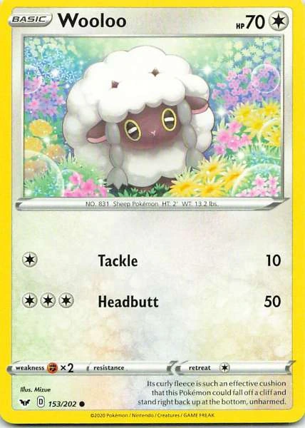 Wooloo - Sword & Shield #153/202