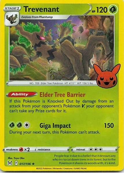 Trevenant - Trick or Trade 2022 #017/196