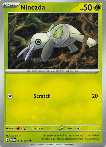 Nincada - Mega Evolution #016/132