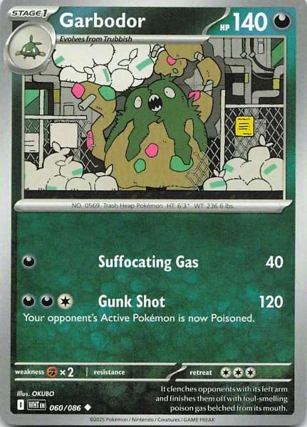 Garbodor - Pokémon #060/086