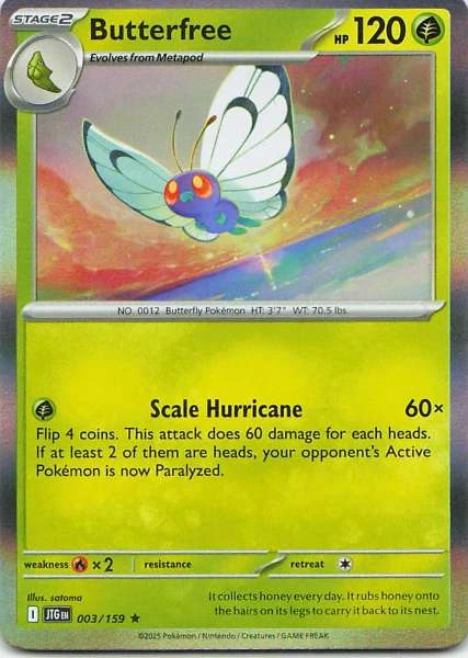 Butterfree - JTG #003/159