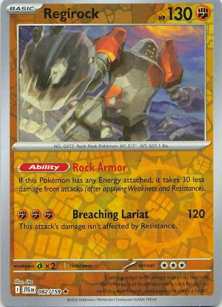 Regirock - Scarlet & Violet: Journey Together #082/159