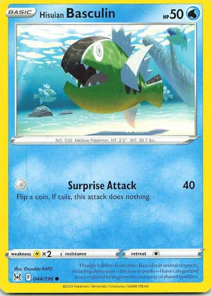 Hisuian Basculin - Pokémon Scarlet & Violet #044/196