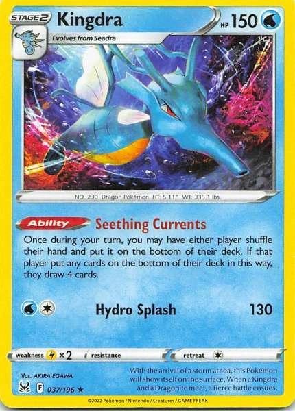 Kingdra - Pokémon Sword & Shield: Lost Origin #037/196