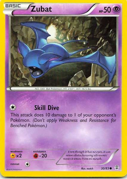 Zubat - Pokémon Generations #30/83