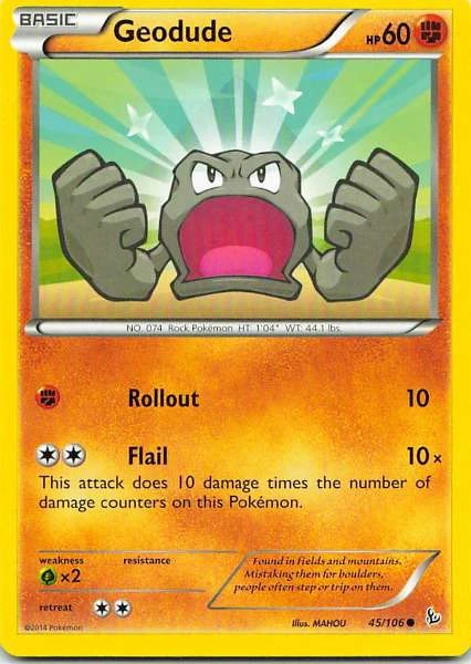 Geodude - XY Flashfire #45/106