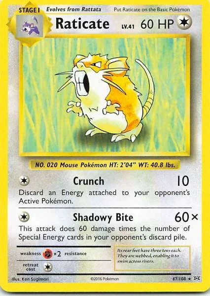 Raticate - Pokémon Generations #67/108