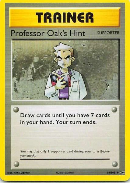 Professor Oak's Hint - Evolutions #84/108