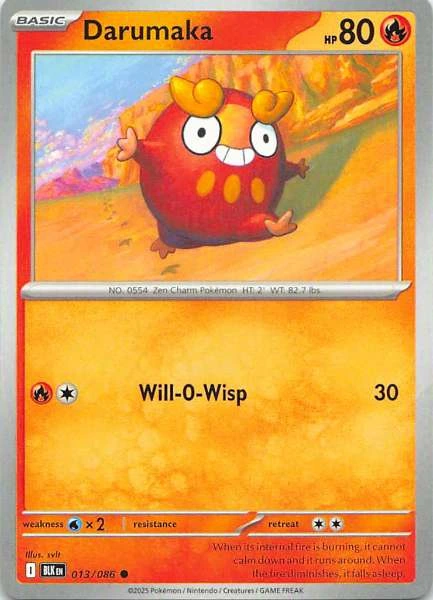 Darumaka - Scarlet & Violet: Black Bolt #013/086