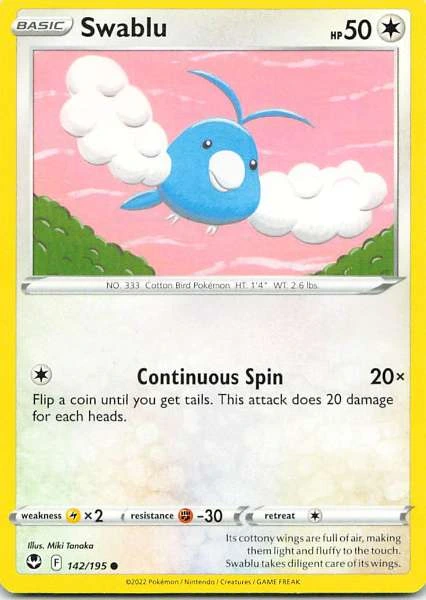 Swablu - Silver Tempest #142/195