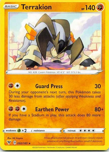 Terrakion - Vivid Voltage #092/185