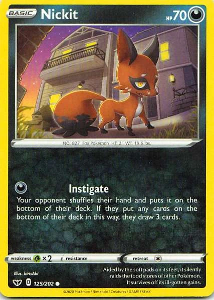 Nickit - Sword & Shield #125/202