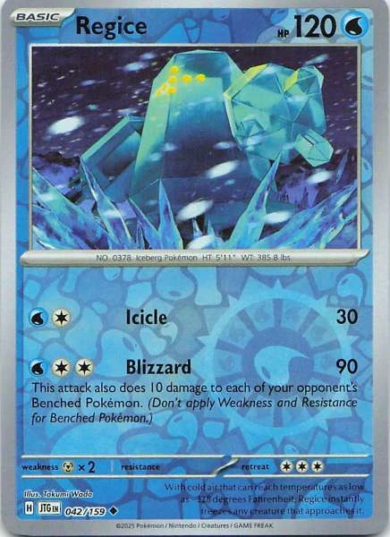 Regice - Scarlet & Violet: Journey Together #042/159