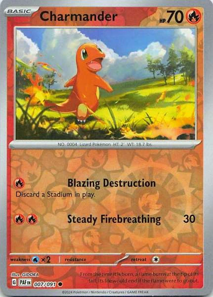 Charmander - Paldean Fates #007/091