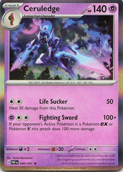 Ceruledge - Paldean Fates #040/091