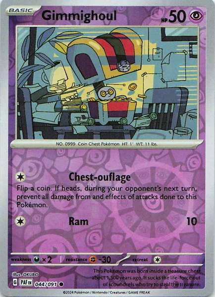Gimmighoul - Pokémon Paldean Fates #044/091