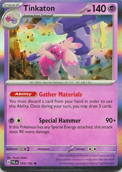 Tinkaton - Pokémon Paldea Evolved #105/193