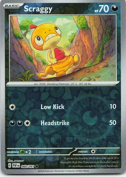 Scraggy - Paldean Fates #060/091