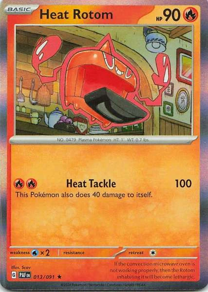 Heat Rotom - Pokémon Paldean Fates #013/091