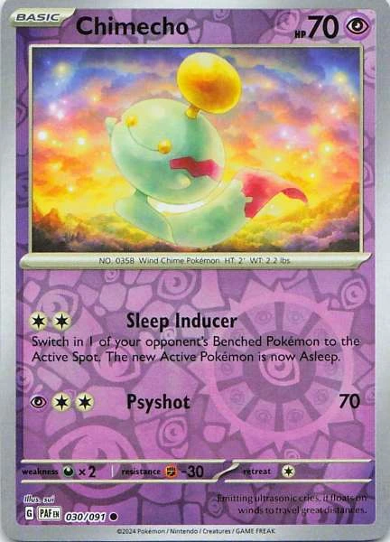 Chimecho - Pokémon Paldean Fates #030/091
