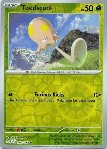 Toedscool - Pokémon Paldean Fates #004/091