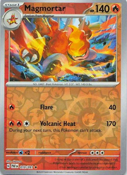Magmortar - Paldean Fates #010/091
